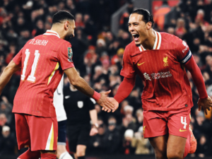 Liverpool goleó y es finalista de la Carabao Cup