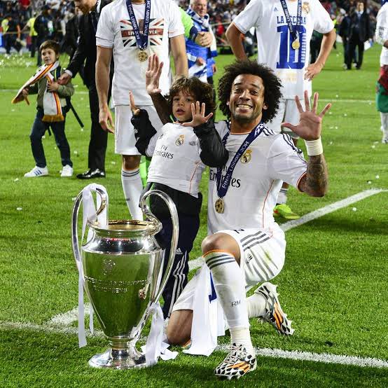 Marcelo ganó cinco Champions en Madrid/Imagen: X (@MarceloM12)