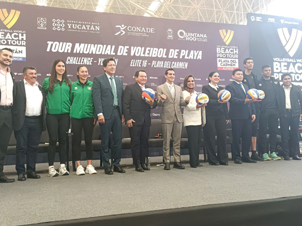 Se presentaron los torneos de voleibol de playa en Yucatán y Playa del Carmen