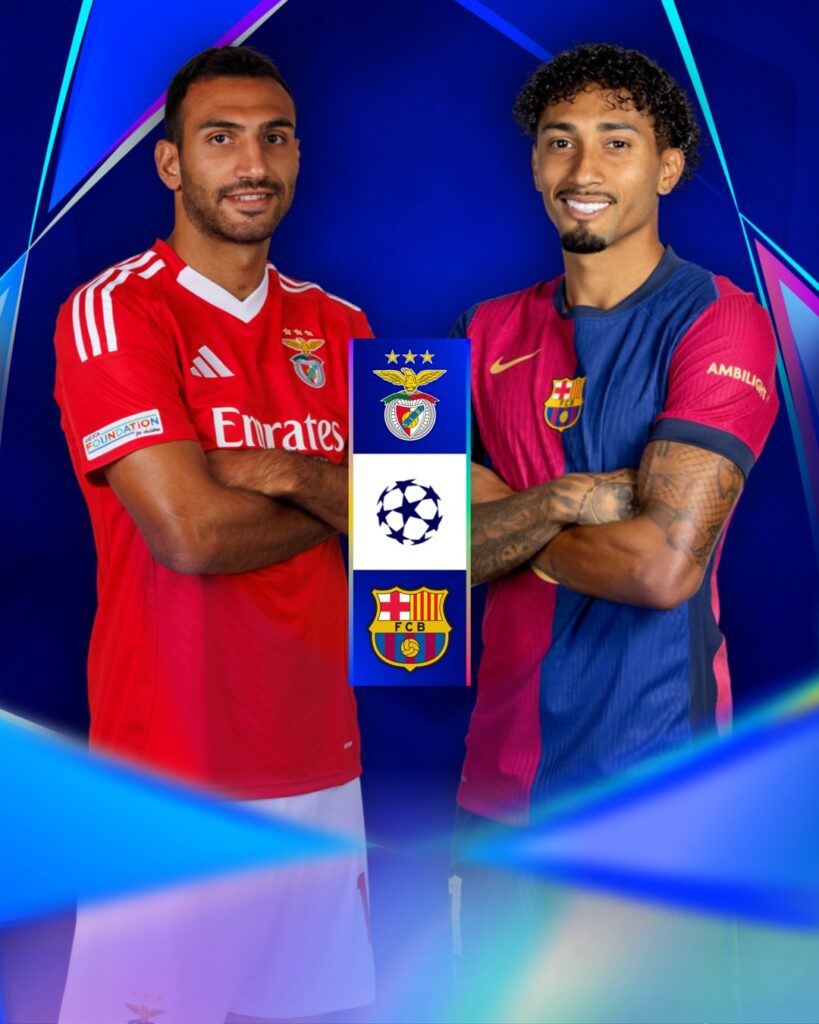 Una historia reciente entre Benfica y Barcelona/Imagen. X (@ChampionsLeague)