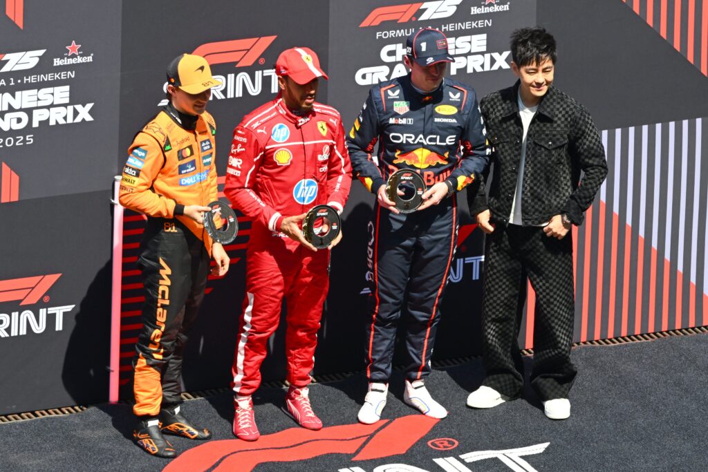 El Top 3 en el Sprint de China/Imagen: X (@F1)