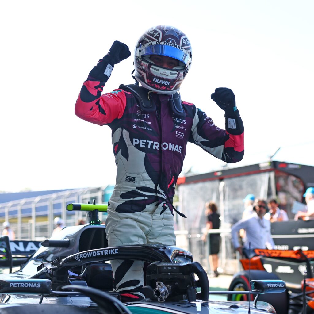Antonelli, el más joven en conseguir una pole/Imagen: X (@F1)