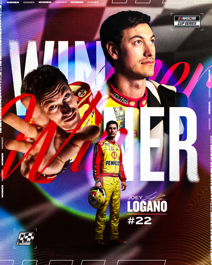 Primer triunfo en la temporada para Logano/Imagen: X (@NASCAR)