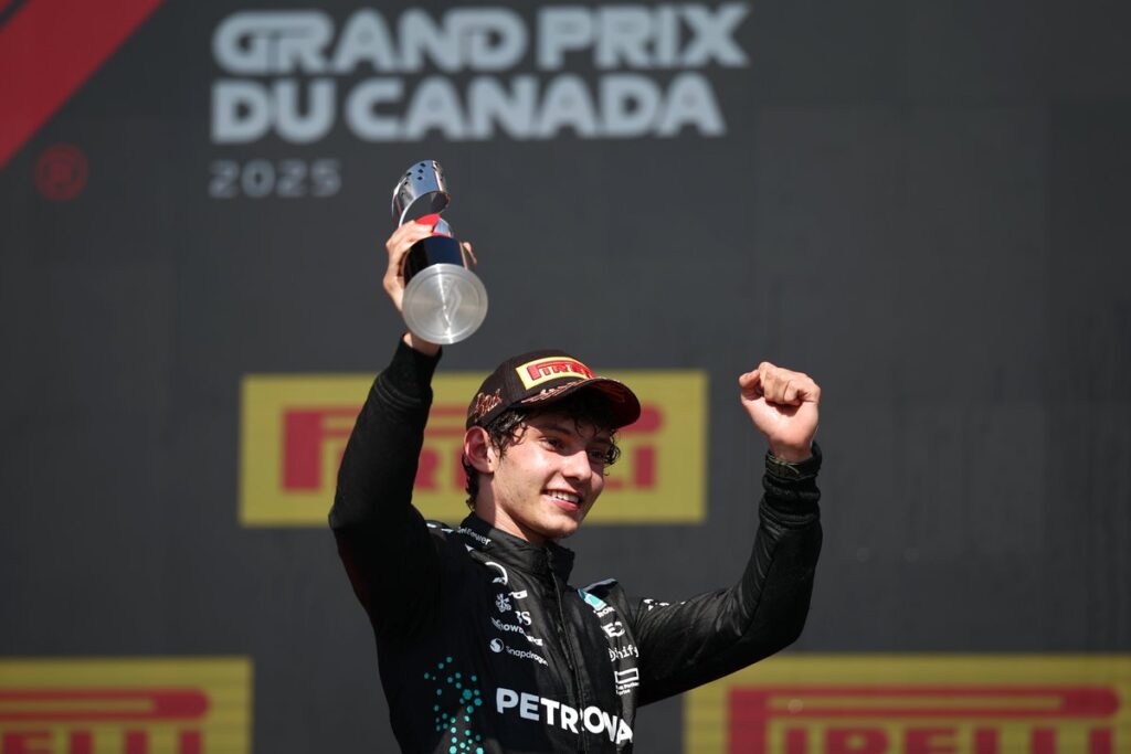 Antonelli, el tercer más joven en subirse a un podio/Imagen: X (@F1)