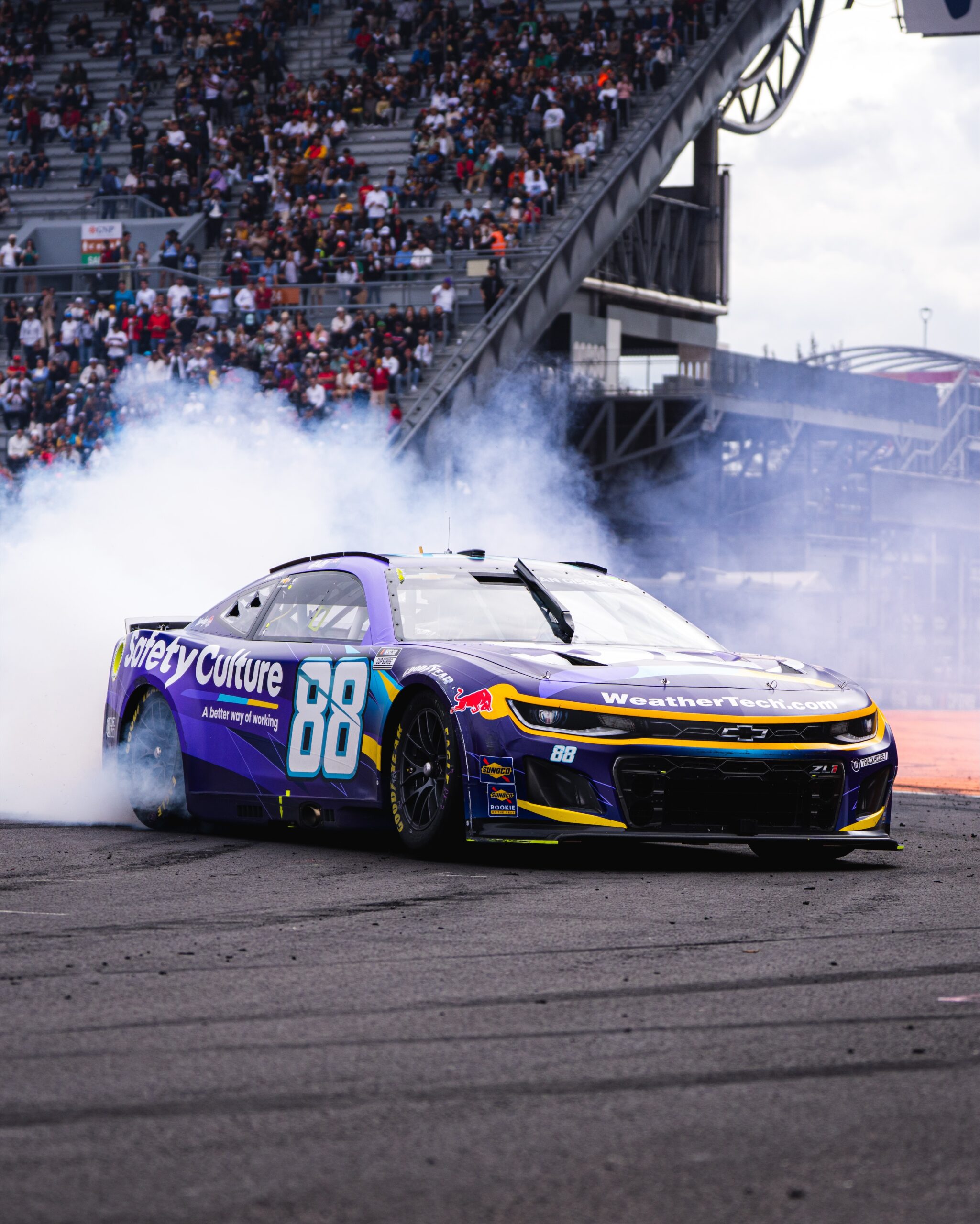 El #88 ganó en México/Imagen: X (@NASCAR)