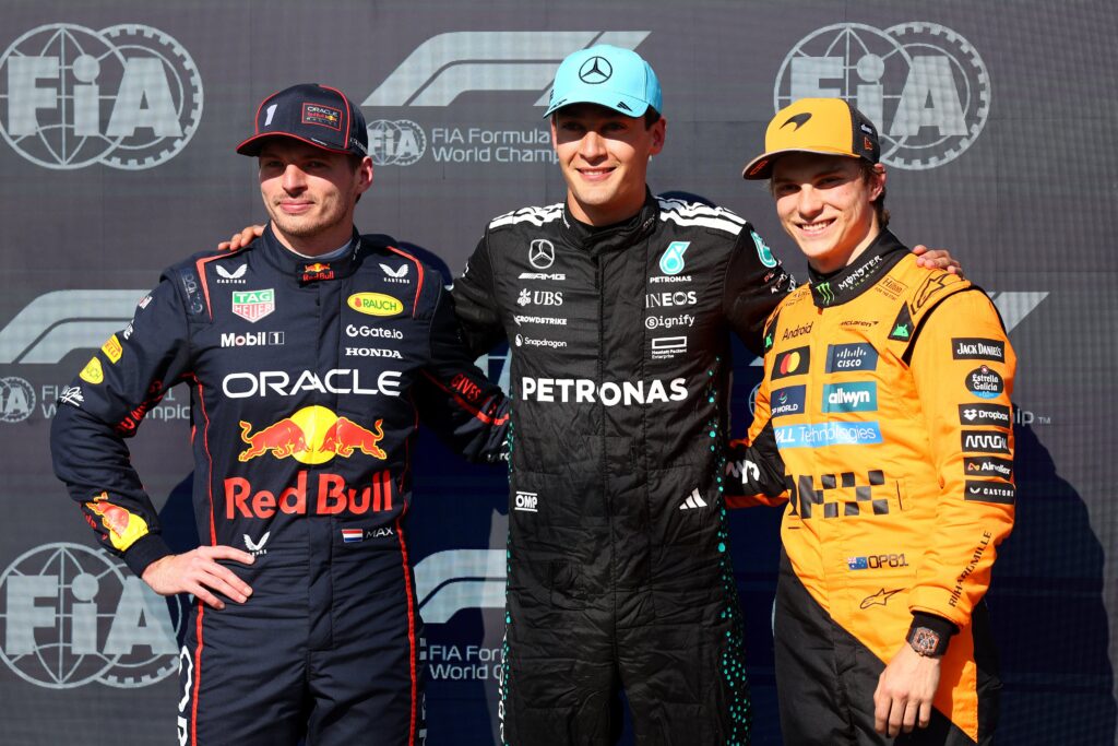 El top 3 de salida en Canadá/Imagen: X (@F1)