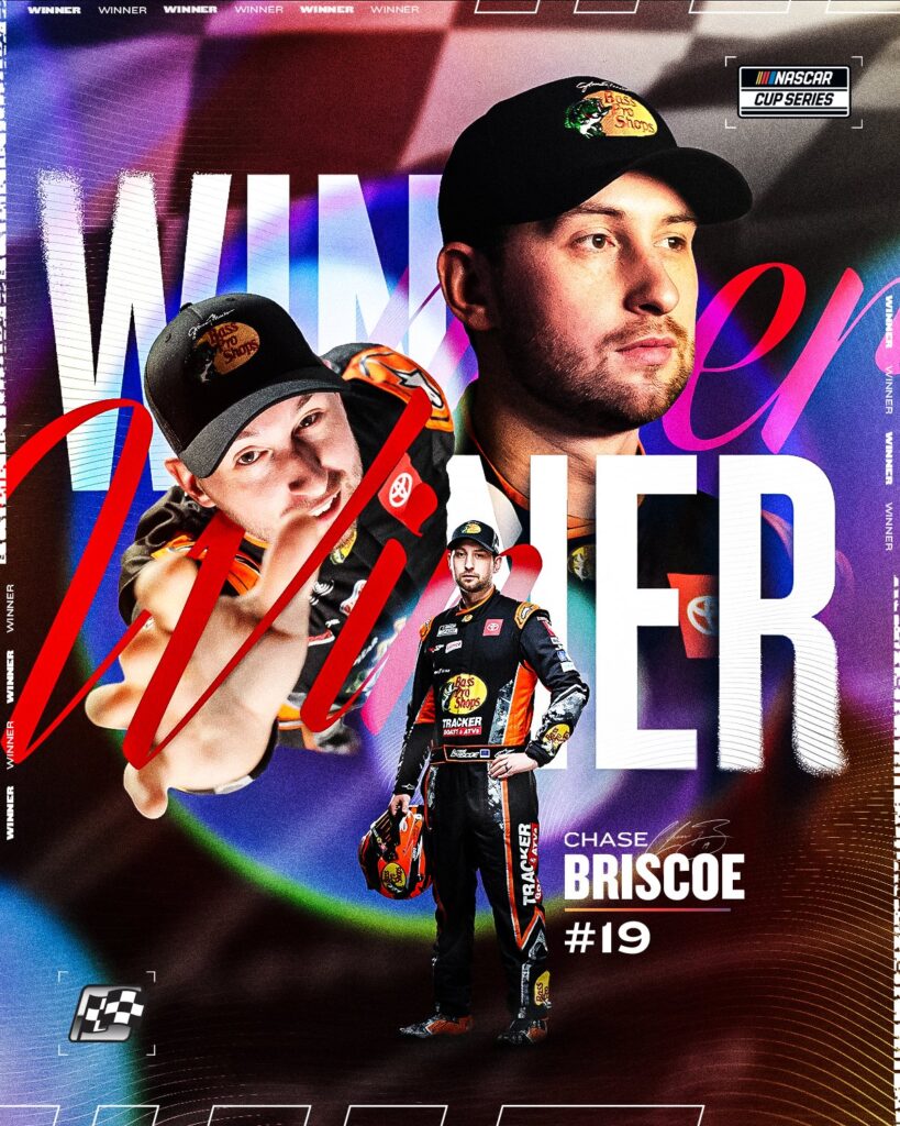 Primera victoria para Briscoe/Imagen: X (@NASCAR)
