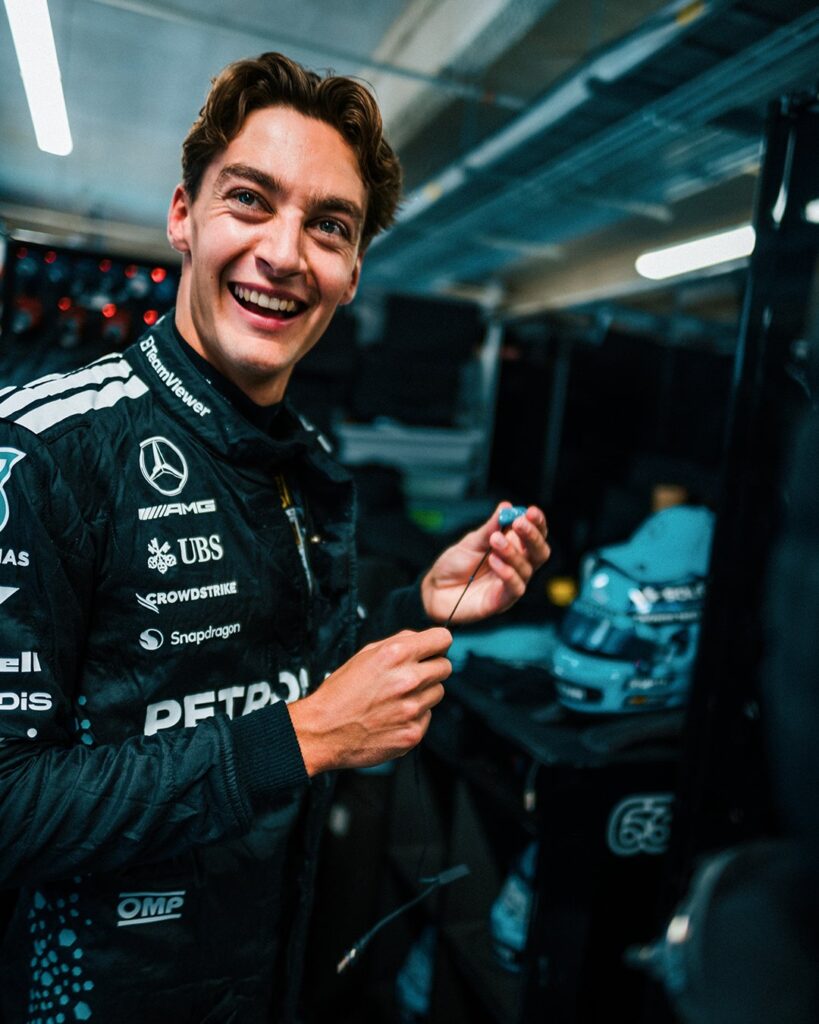 Russell fue el más rápido del día/Imagen: X (@MercedesAMGF1)
