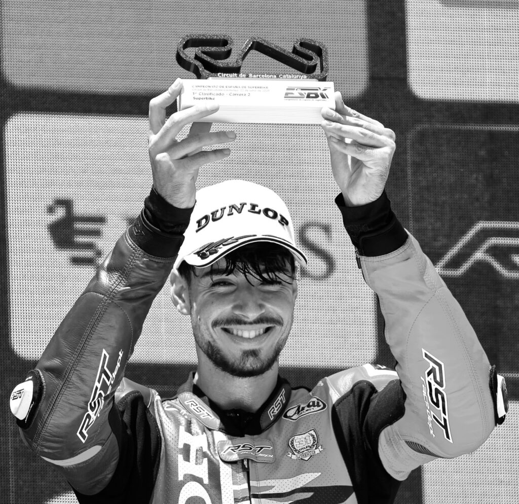Gómez había subido al podio en Barcelona/Imagen: X (@Circuitcat_es)
