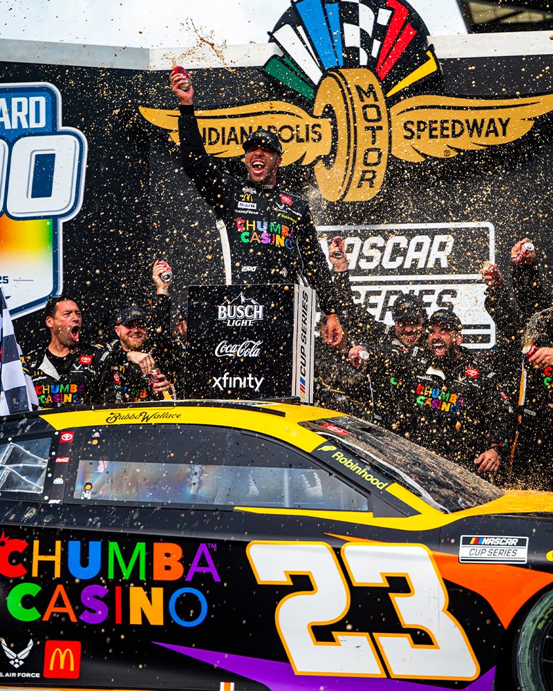 Gran triunfo para Wallace/Imagen: X (@NASCAR)