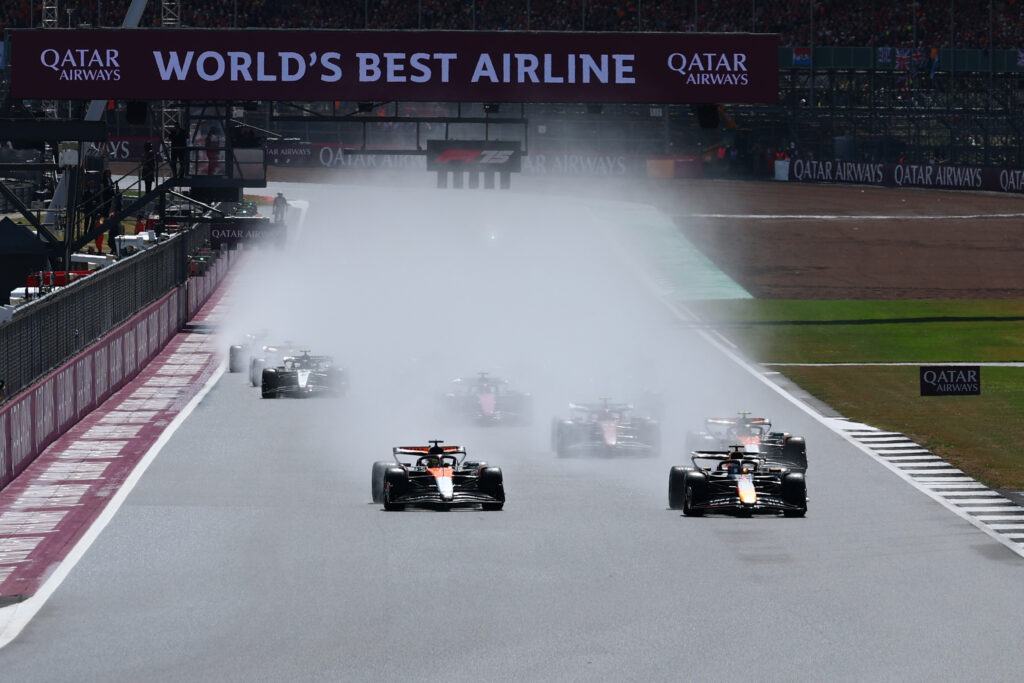 La lluvia fue protagonista en Silverstone/Imagen: X (@F1)