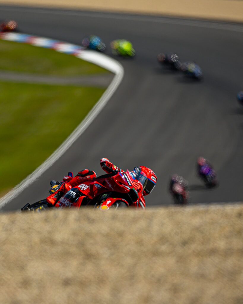 Marc fue contundente en la pista/Imagen: X (@ducaticorse)