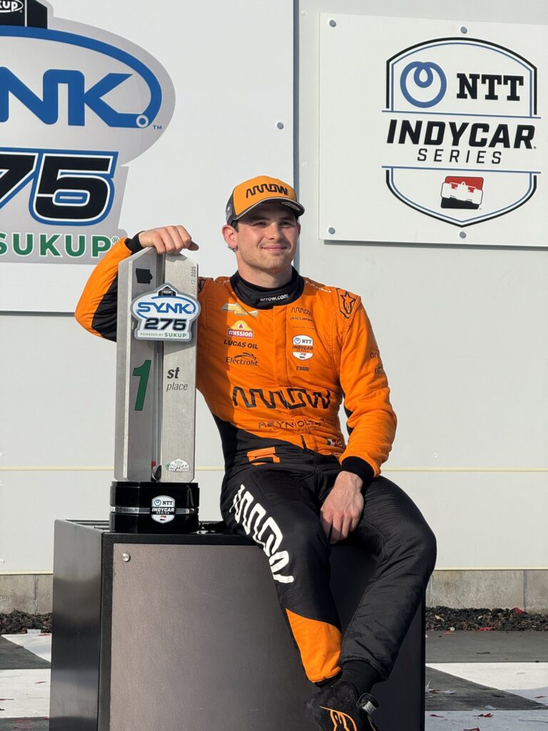 O'Ward consiguió la primera victoria de la temporada/Imagen: X (@ArrowMcLaren)