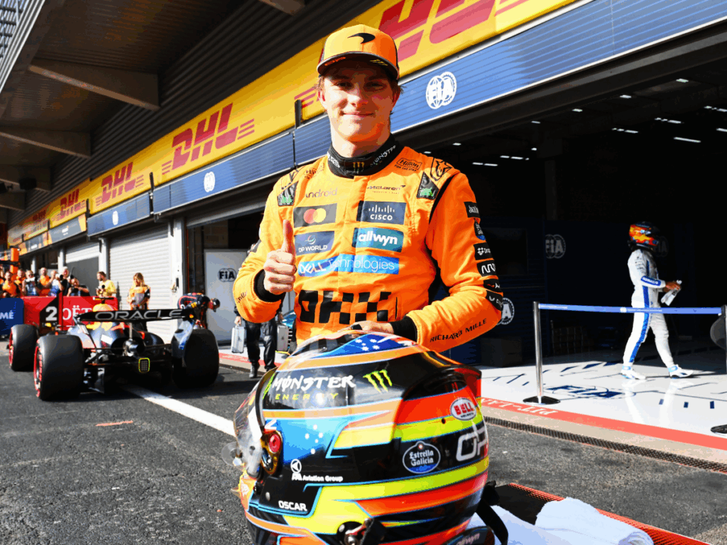 PIASTRI SE LLEVÓ LA POLE DEL SPRINT EN BÉLGICA