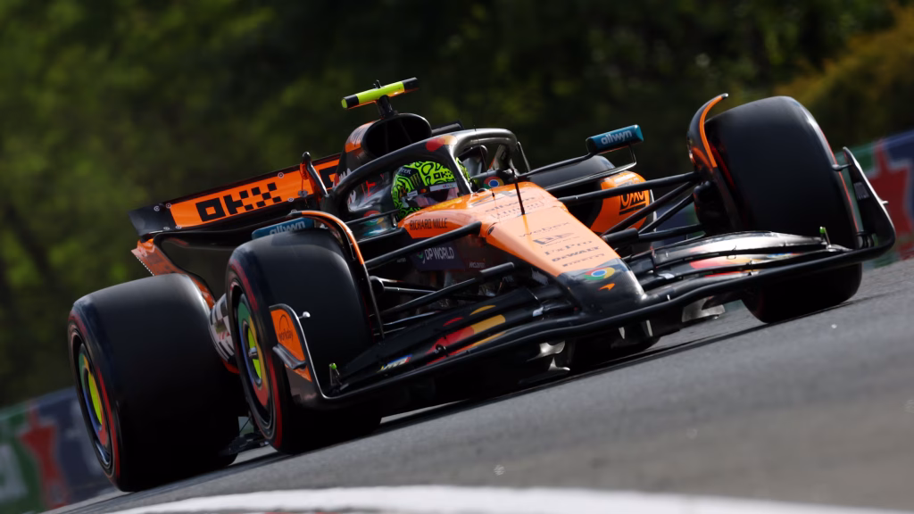 Lando Norris en más rápido del primer día/Imagen: formula1.com