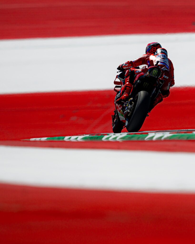 Marc Márquez fue el más rápido del primer día/Imagen: X (@ducaticorse)
