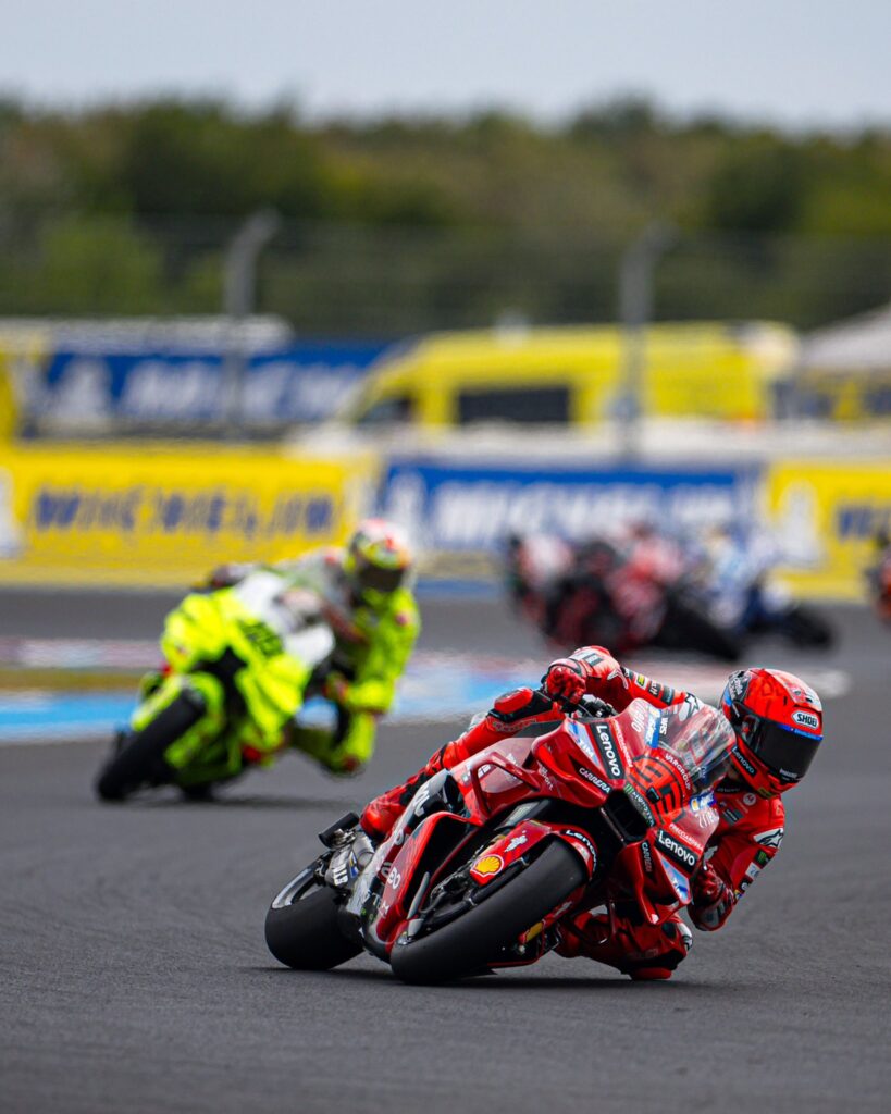 Márquez dominó en Hungría/Imagen: X (@ducaticorse)
