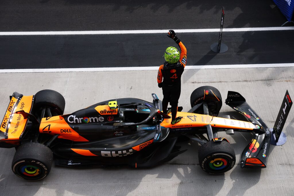 Norris no baja los brazos por el campeonato/Imagen: X (@F1)