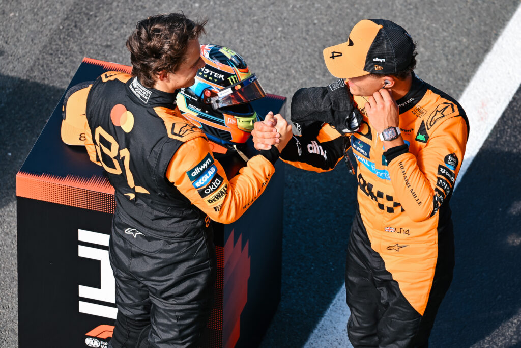 Piastri superó a Norris en la clasificación/Imagen: X (@McLarenF1)
