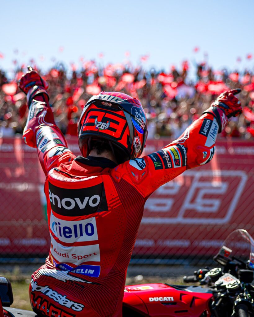 Séptima victoria consecutiva para Márquez/Imagen: X (@ducaticorse)