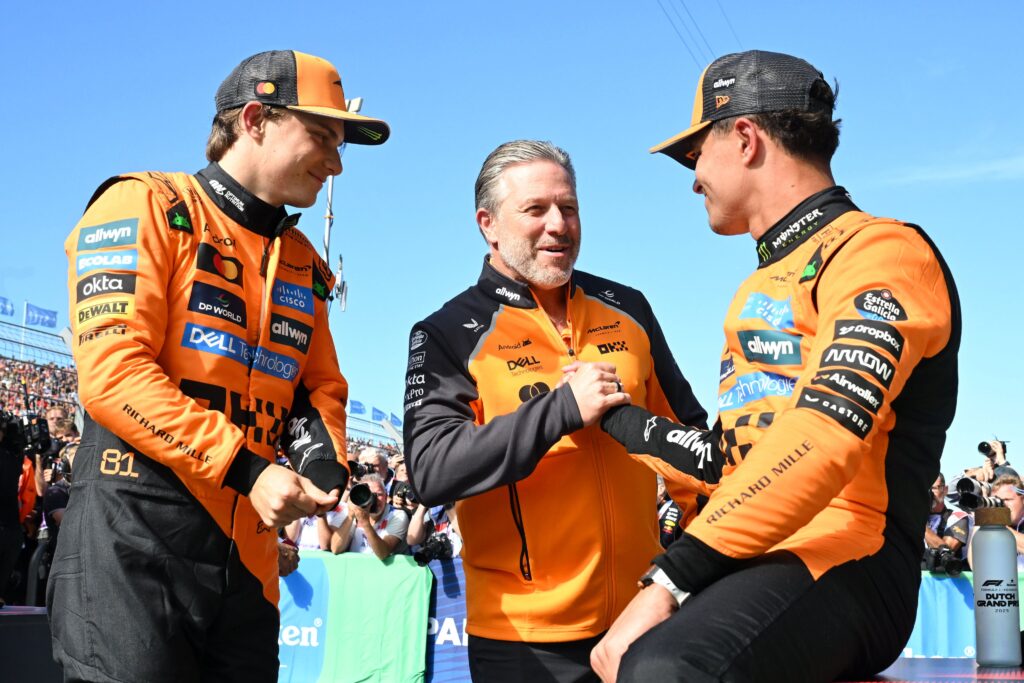 Una Qualy disputada por los McLaren/Imagen: X (@F1)