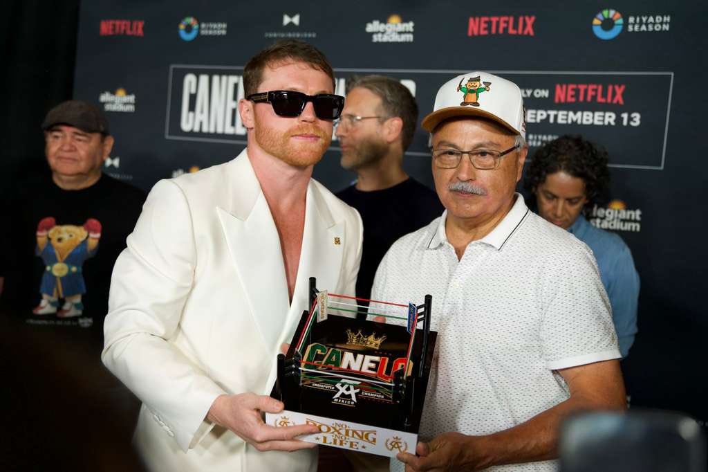 Canelo listo para su pelea contra Crawford/Imagen: X (@Turki_alalshikh)