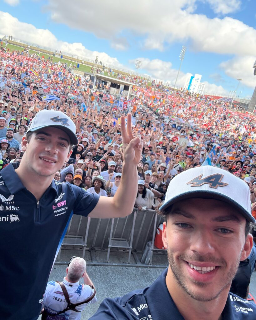 La dupla Gasly-Colapinto continuaría en 2026/Imagen: X (@AlpineF1Team)