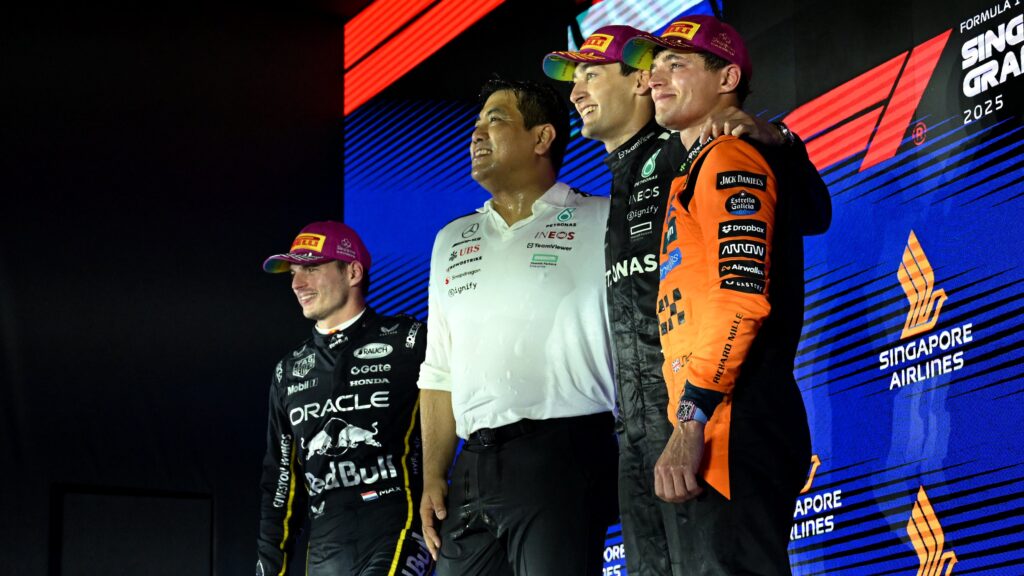 Verstappen y Norris completaron el podio/Imagen: X (@F1)
