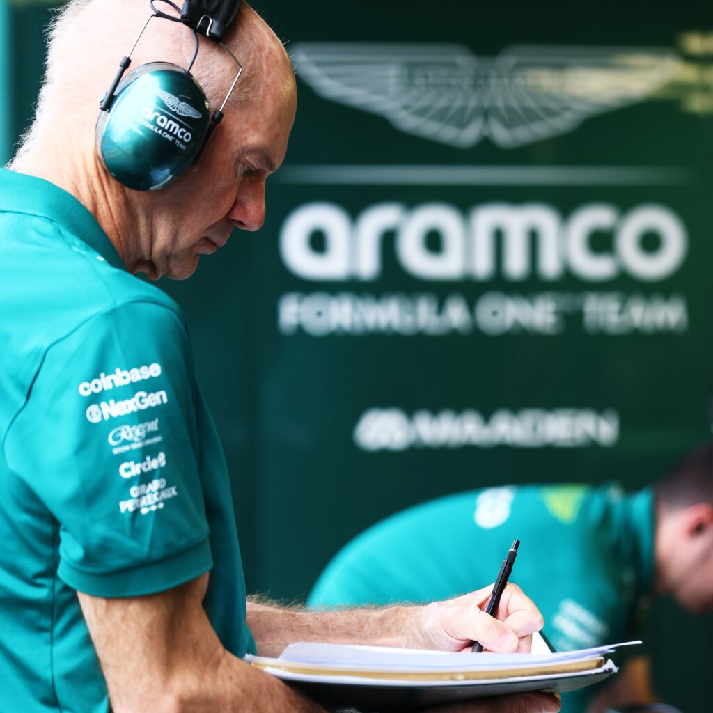 Newey llegó a Aston Martin apenas en marzo pasado/Imagen: X (@F1)