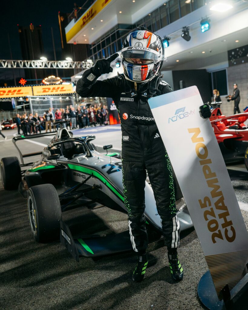 Pin es campeona de la F1 Academy 2025/Imagen: X (@f1academy)