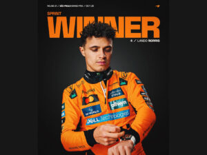 LANDO NORRIS SE IMPONE EN LA SPRINT DE INTERLAGOS; MERCEDES COMPLETA EL PODIO