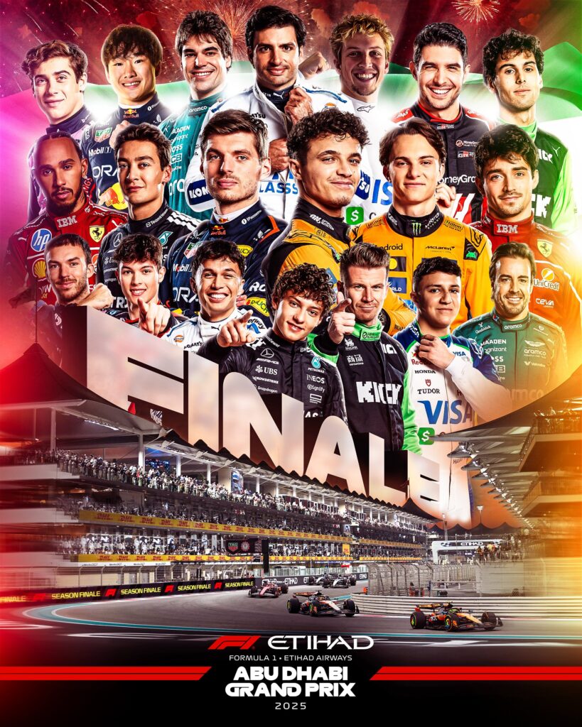 Abu Dabi será una final espectacular/Imagen: X (@F1)