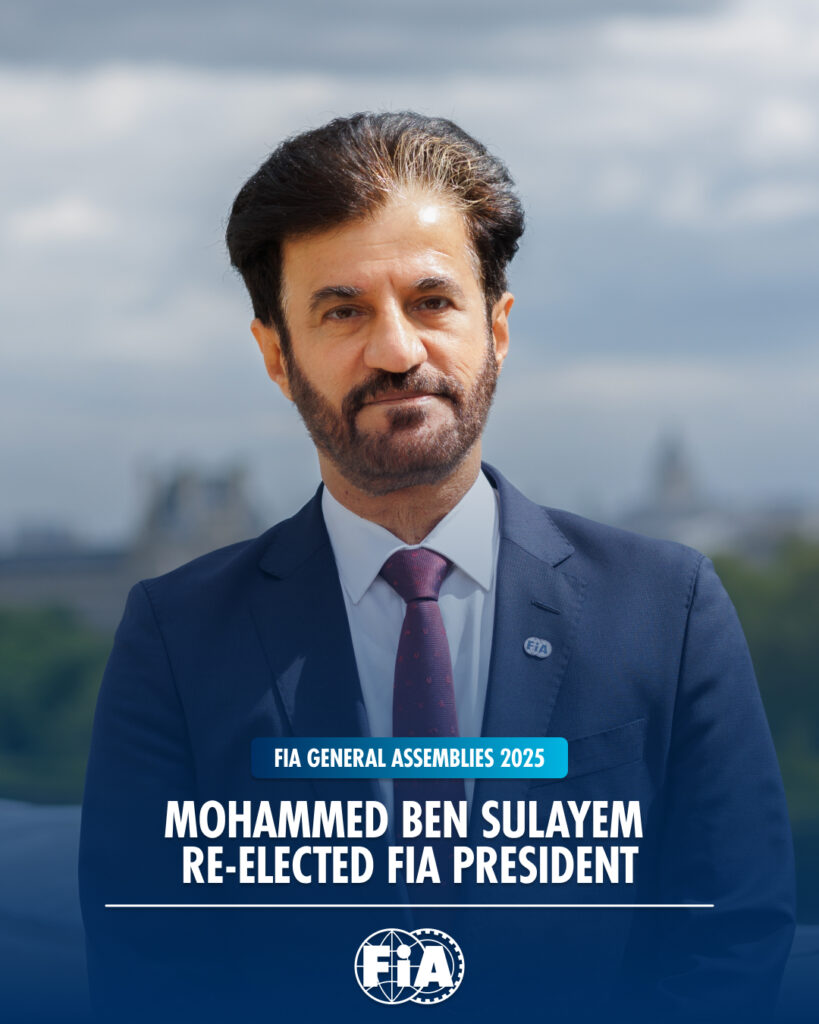 Ben Sulayem reelegido como presidente de la FIA/Imagen: X (@fia)