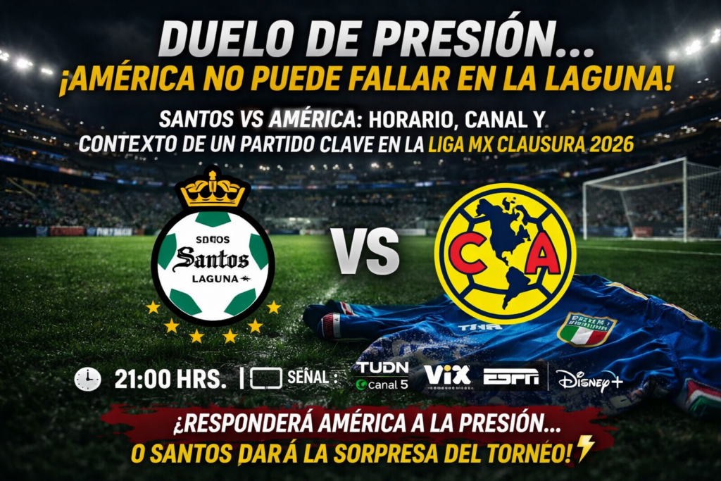 DUELO DE PRESIÓN… AMÉRICA NO PUEDE FALLAR EN LA LAGUNA