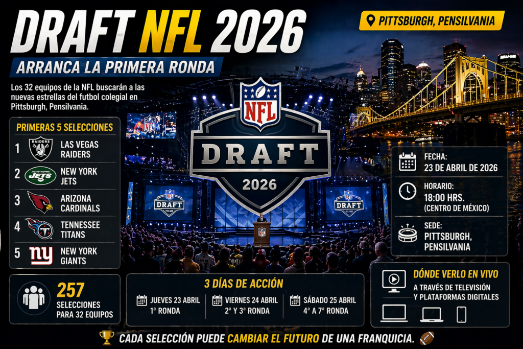ARRANCA EL DRAFT NFL 2026