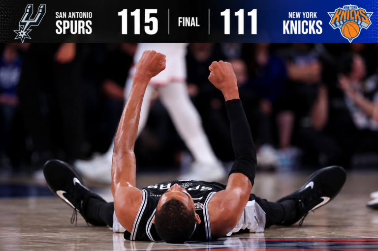 WEMBANYAMA RESUCITA A LOS SPURS Y MANTIENE VIVAS LAS FINALES DE LA NBA