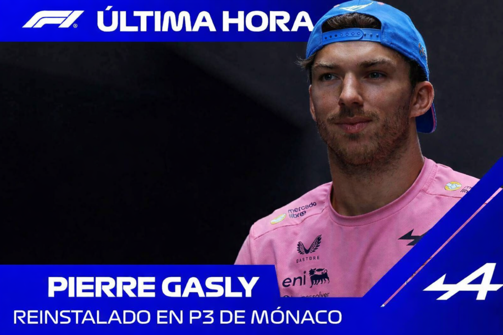 GASLY RECUPERA EL PODIO