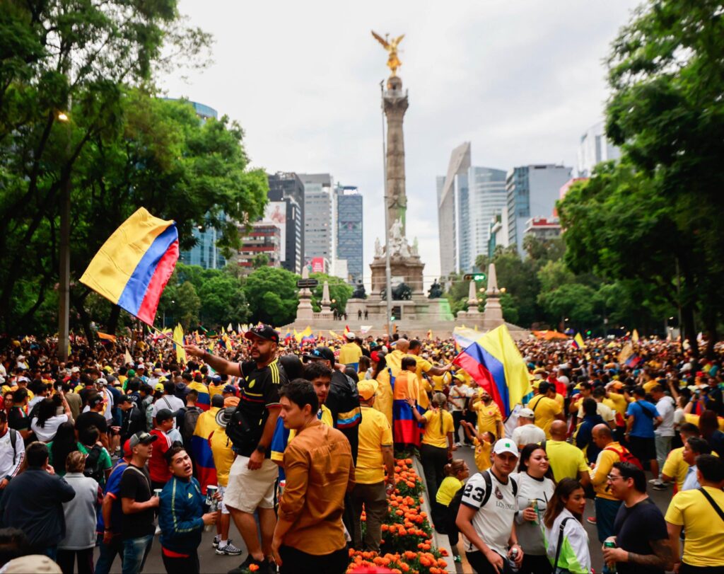 COLOMBIA CONVIERTE LA CDMX EN SU CASA 🇨🇴🔥