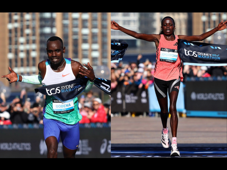 ADDISU GOBENA Y PERES JEPCHIRCHIR CONQUISTAN EL MARATÓN DE SÍDNEY 2026