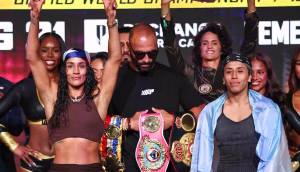 AMANDA SERRANO DEFIENDE SUS TÍTULOS ANTE LUCRECIA MANZUR
