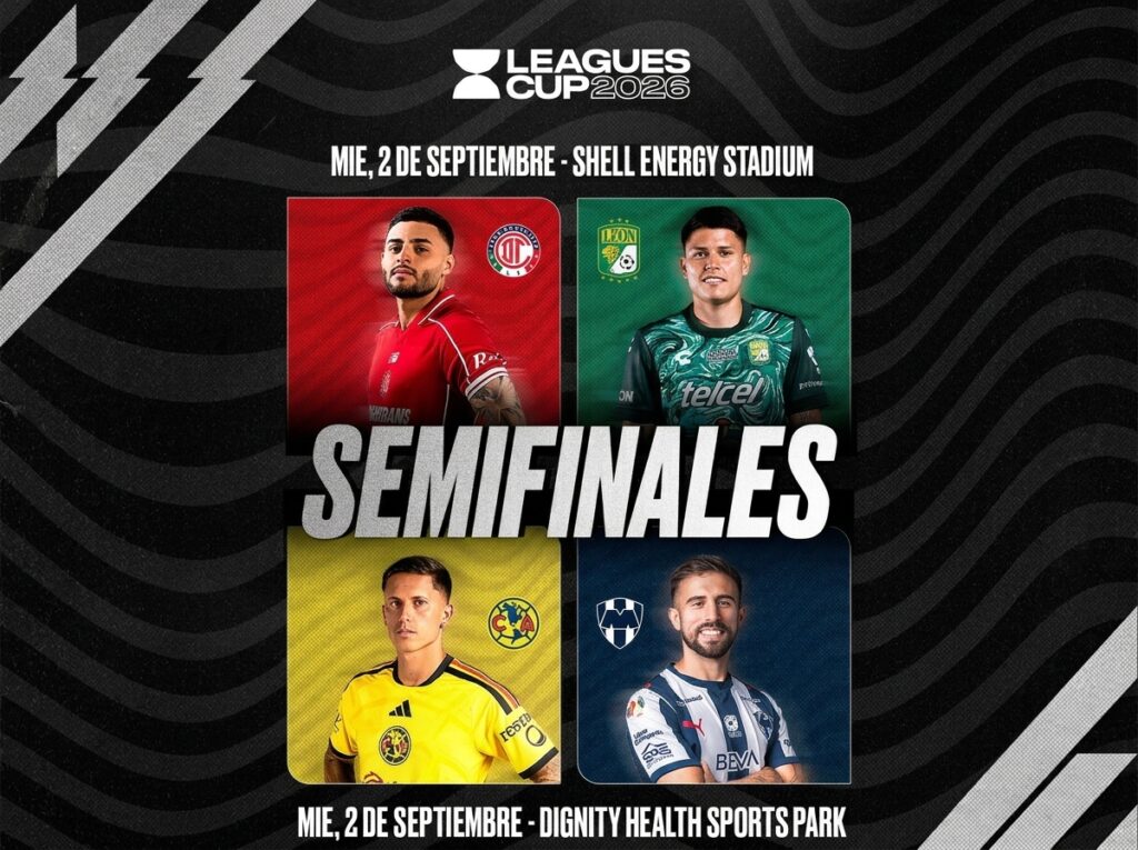 LEAGUES CUP TENDRÁ SEMIFINALES TOTALMENTE MEXICANAS